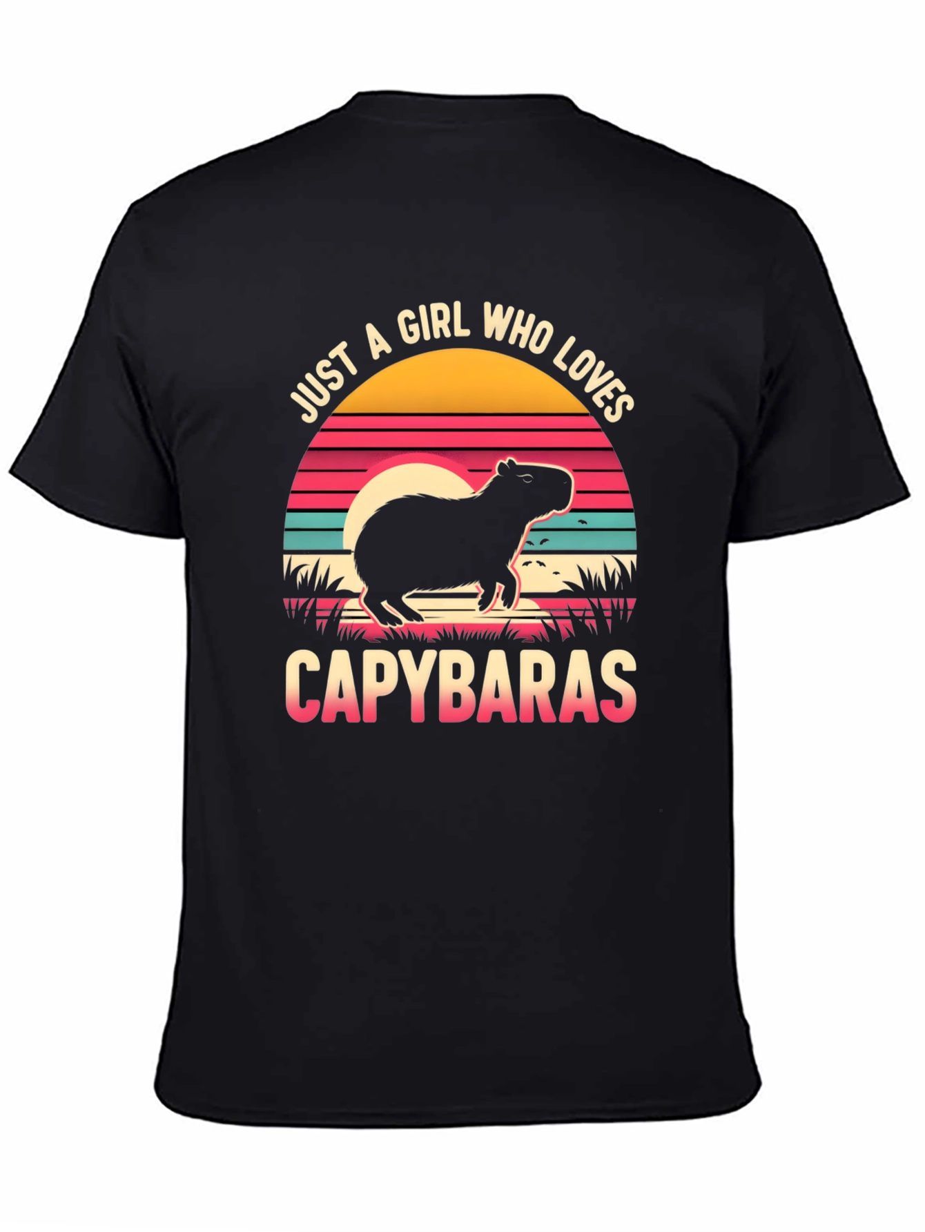 Just A Girl Who Loves Capybaras Graphic T-Shirt