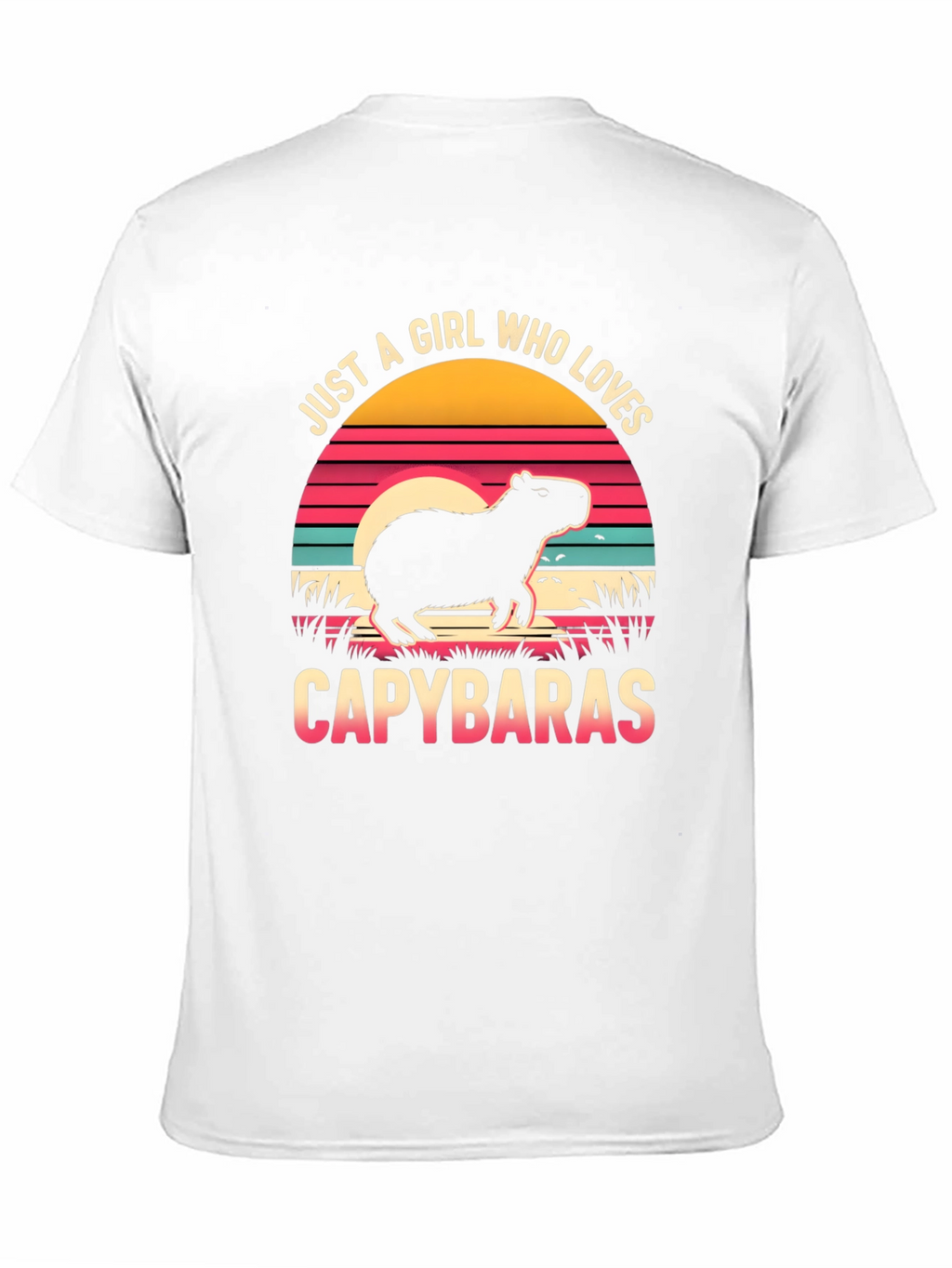 Just A Girl Who Loves Capybaras Graphic T-Shirt