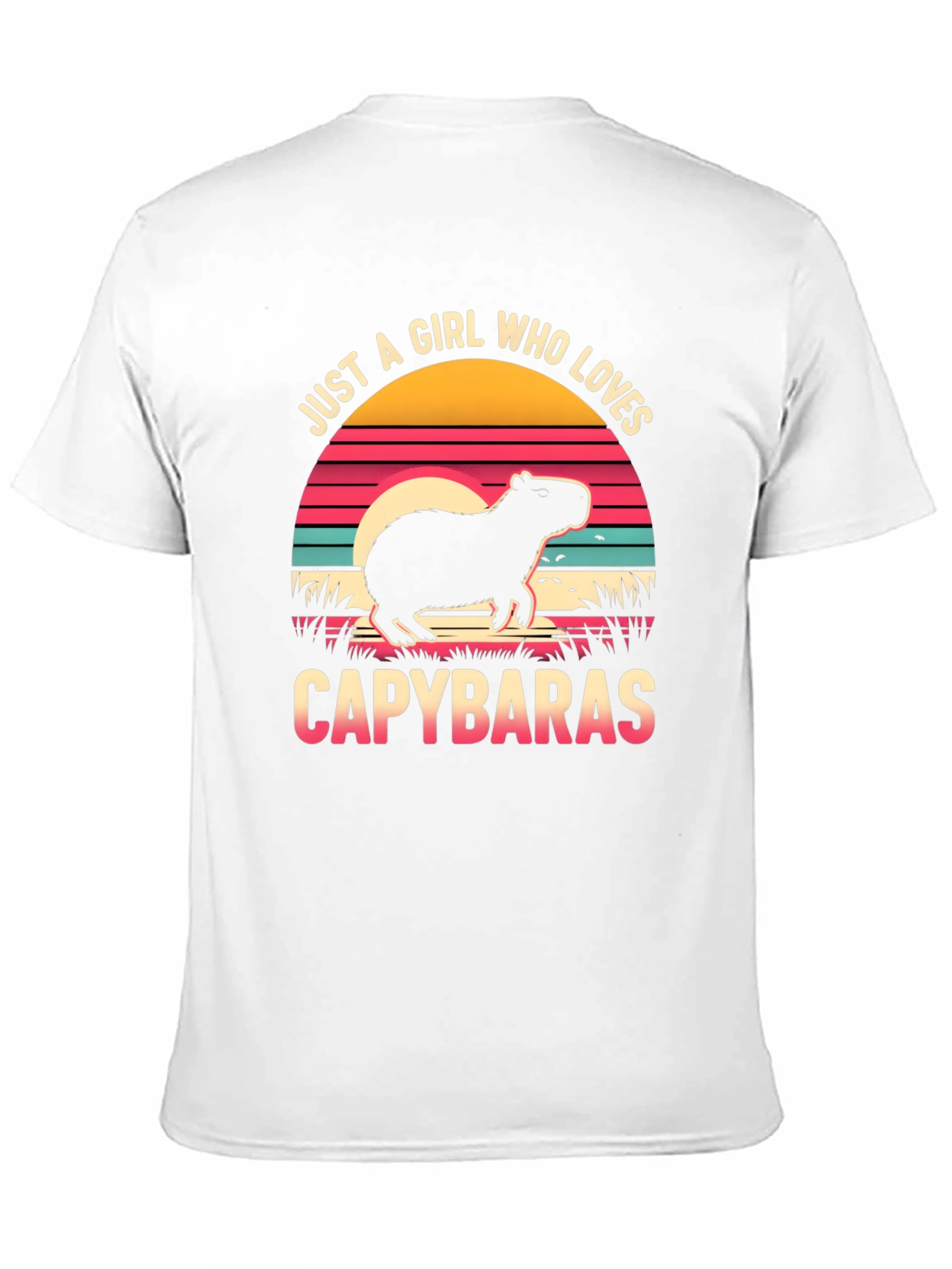 Just A Girl Who Loves Capybaras Graphic T-Shirt