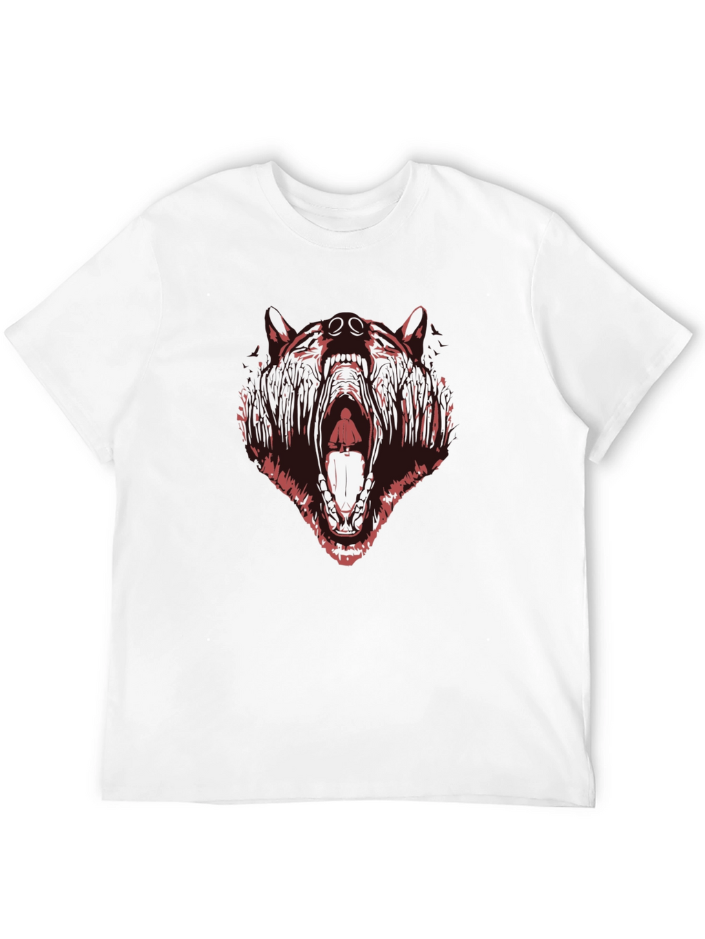 Bear Graphic Tee - Mens Black T-Shirt