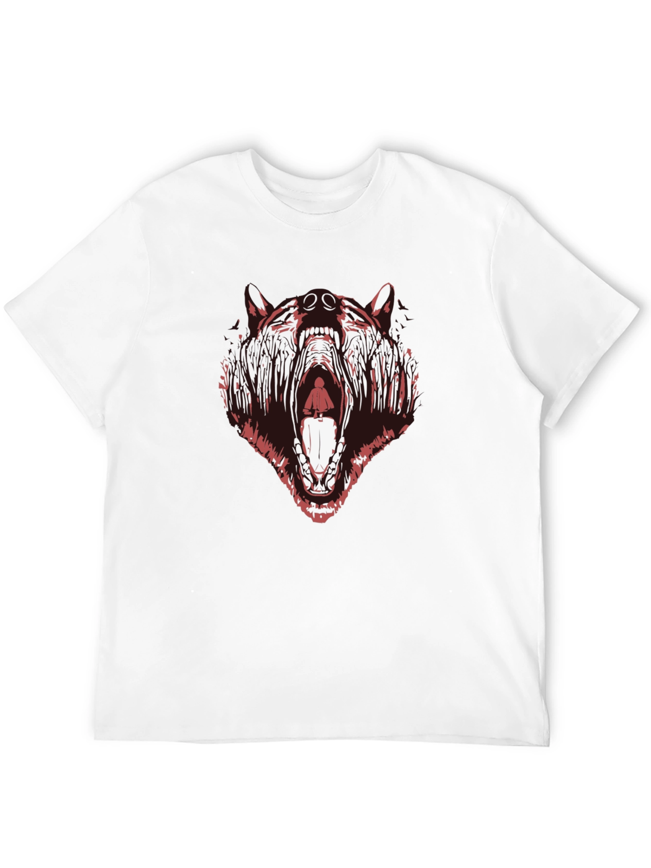 Bear Graphic Tee - Mens Black T-Shirt