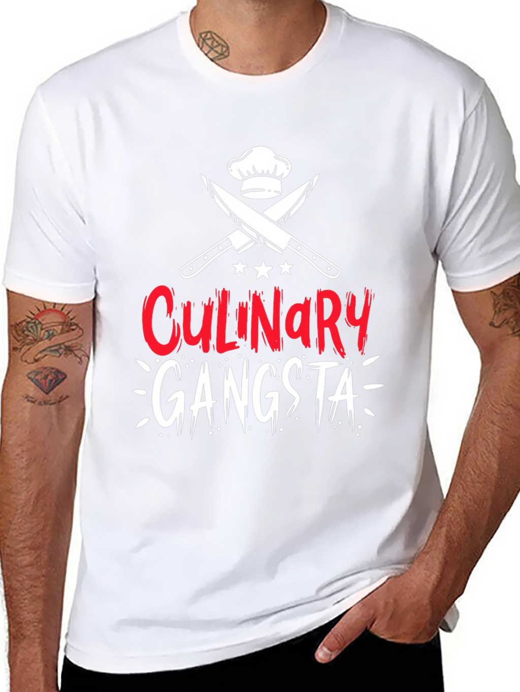 Culinary Gangsta T-Shirt - Chef Humor