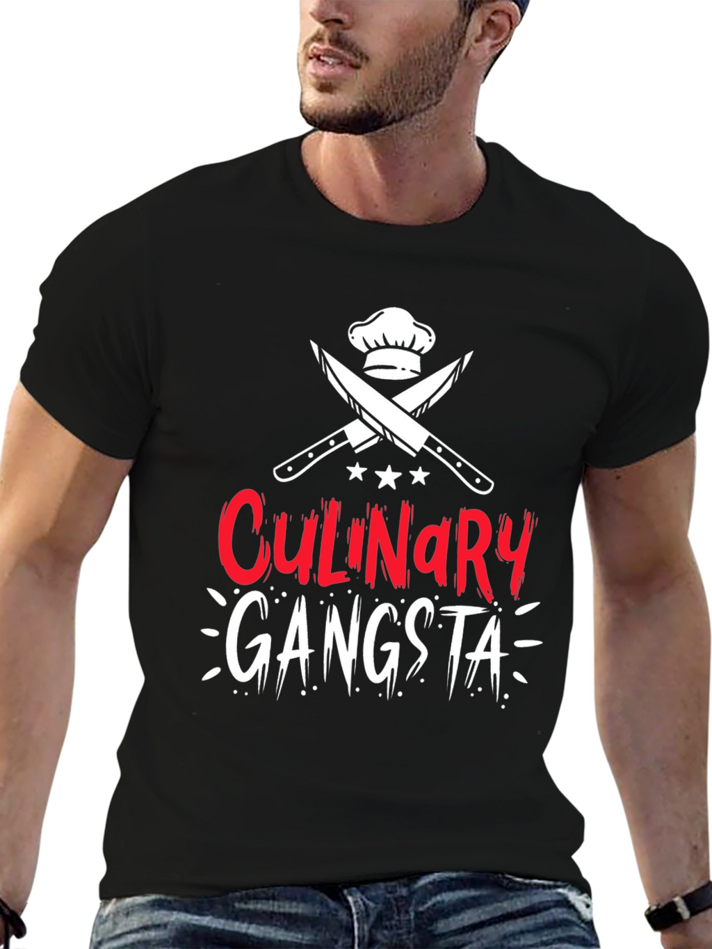 Culinary Gangsta T-Shirt - Chef Humor