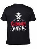 Culinary Gangsta T-Shirt - Chef Humor