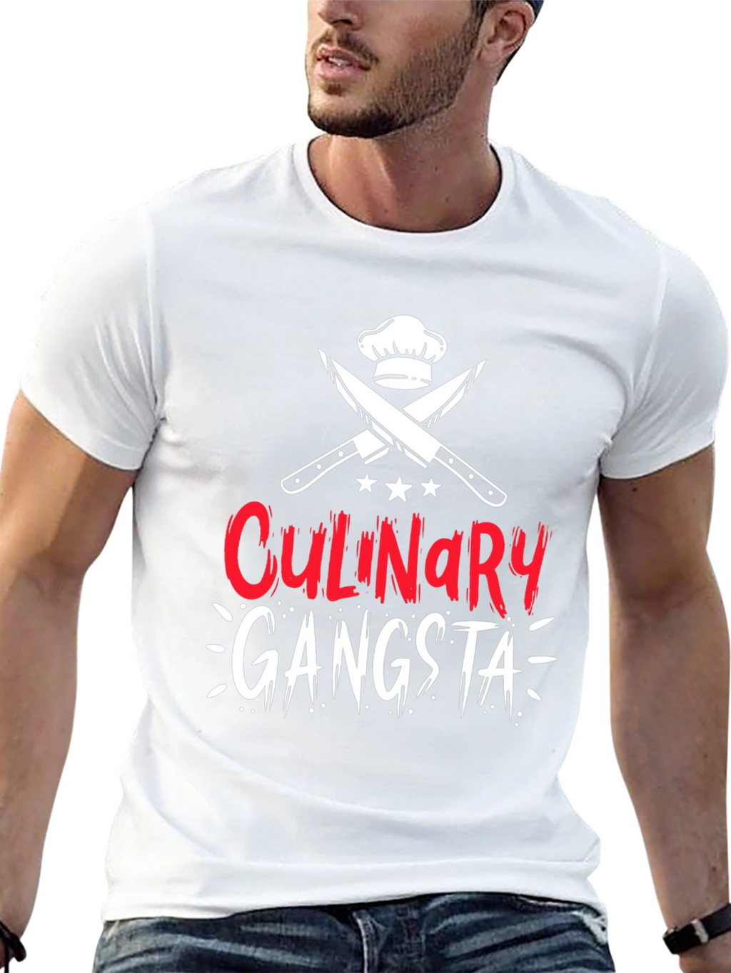 Culinary Gangsta T-Shirt - Chef Humor
