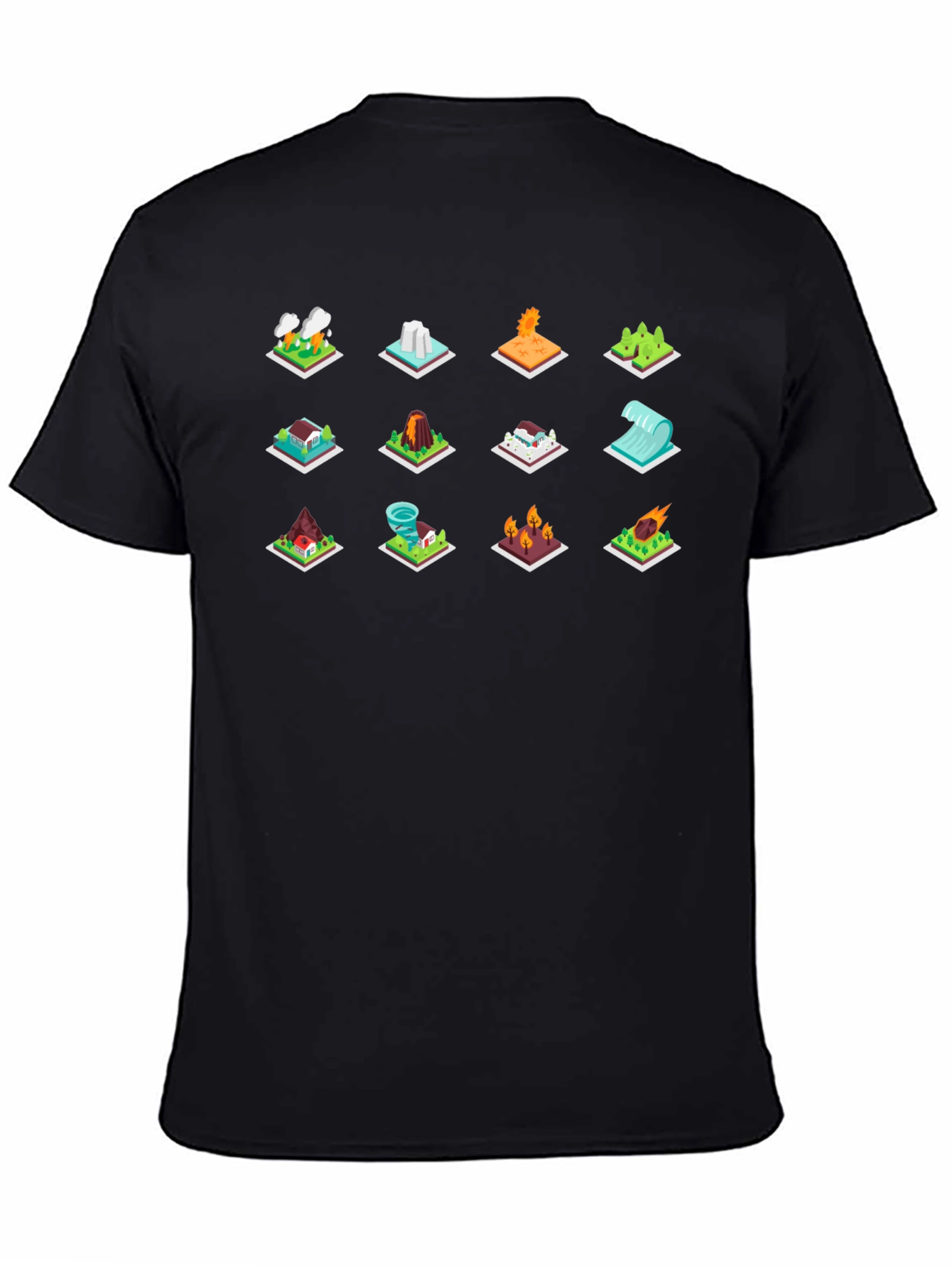 Isometric Natural Disaster T-Shirt