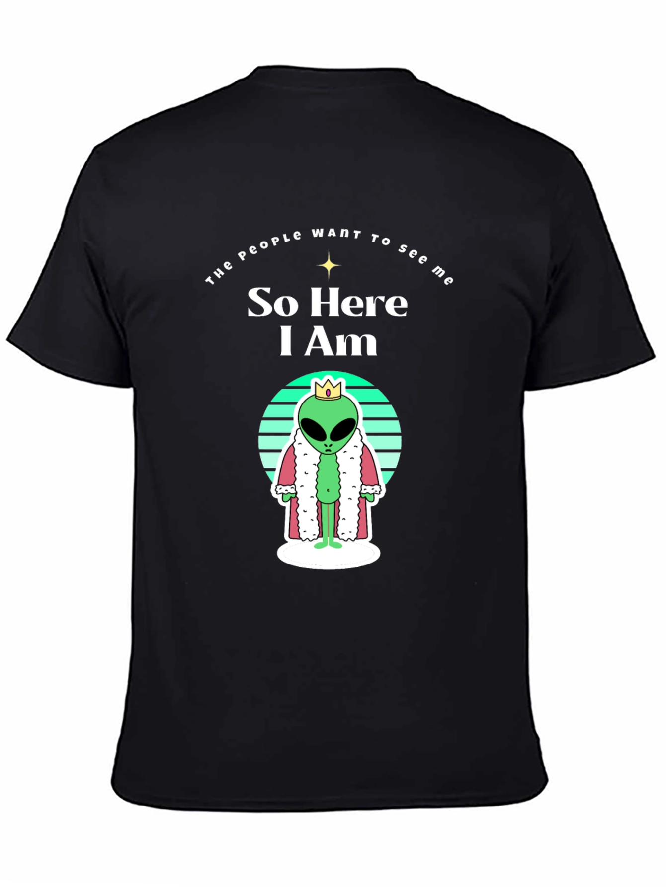 Alien King Graphic Tee - So Here I Am T-Shirt