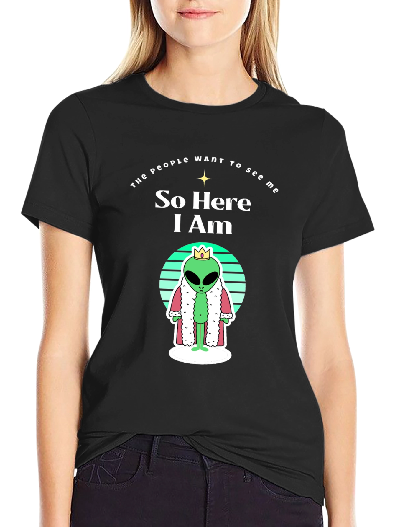 Alien King Graphic Tee - So Here I Am T-Shirt
