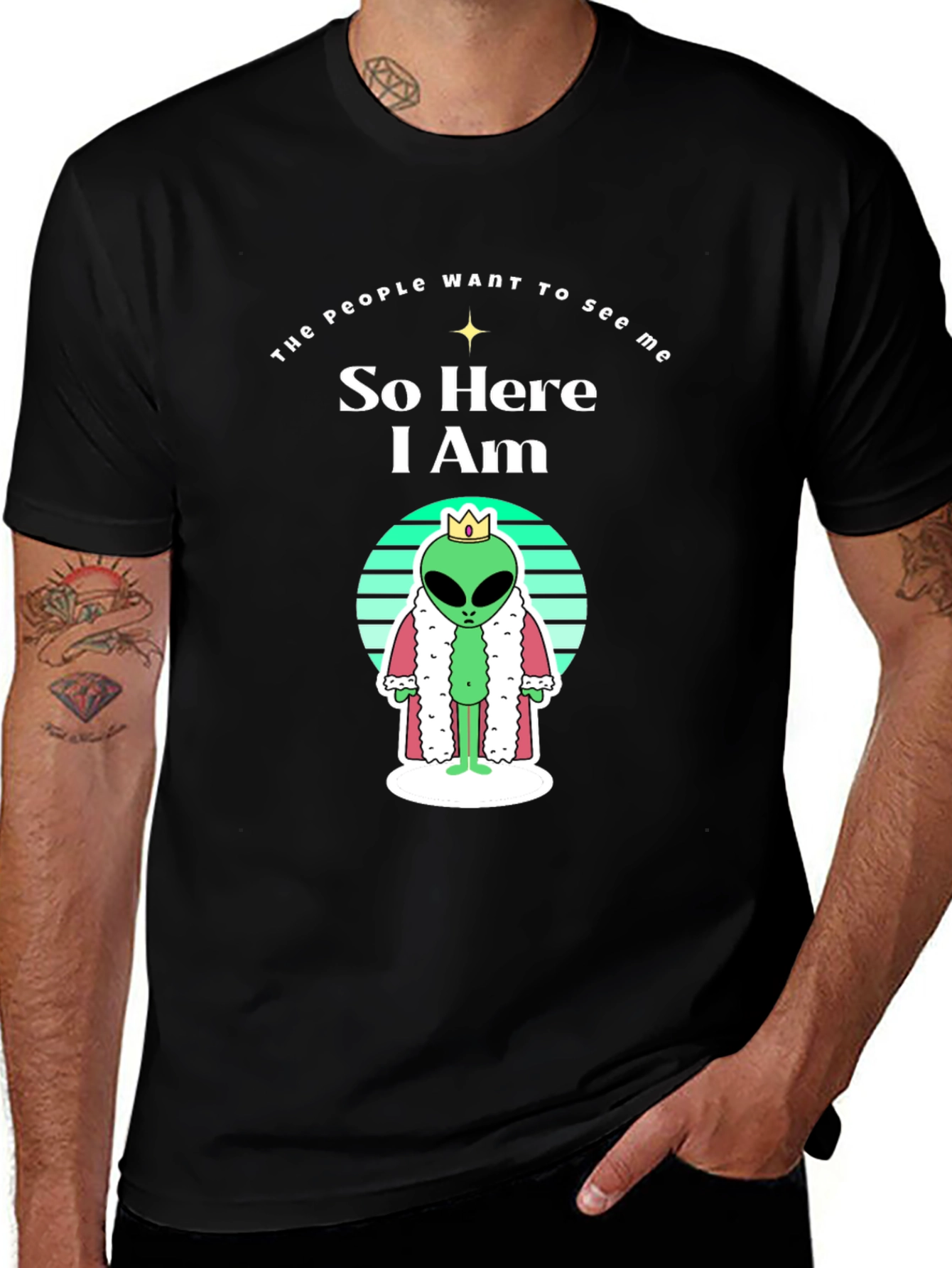 Alien King Graphic Tee - So Here I Am T-Shirt