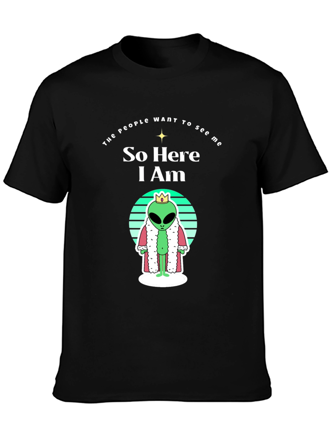 Alien King Graphic Tee - So Here I Am T-Shirt