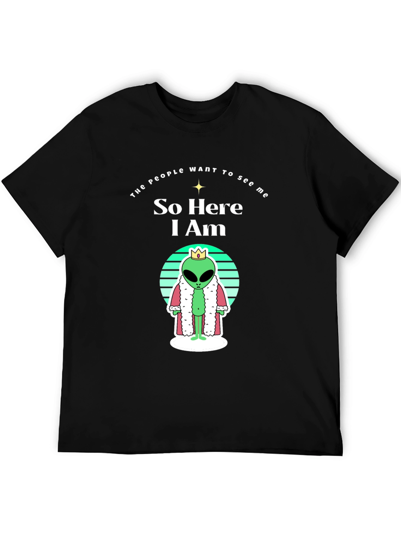 Alien King Graphic Tee - So Here I Am T-Shirt