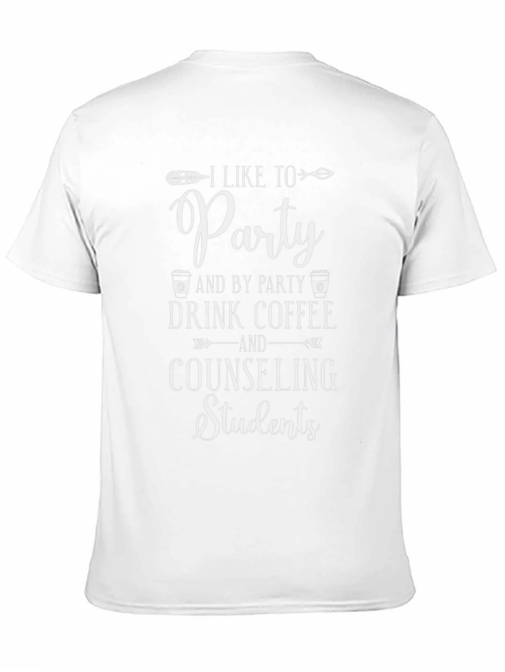 I Like to Party Counseling Student Graphic Tee