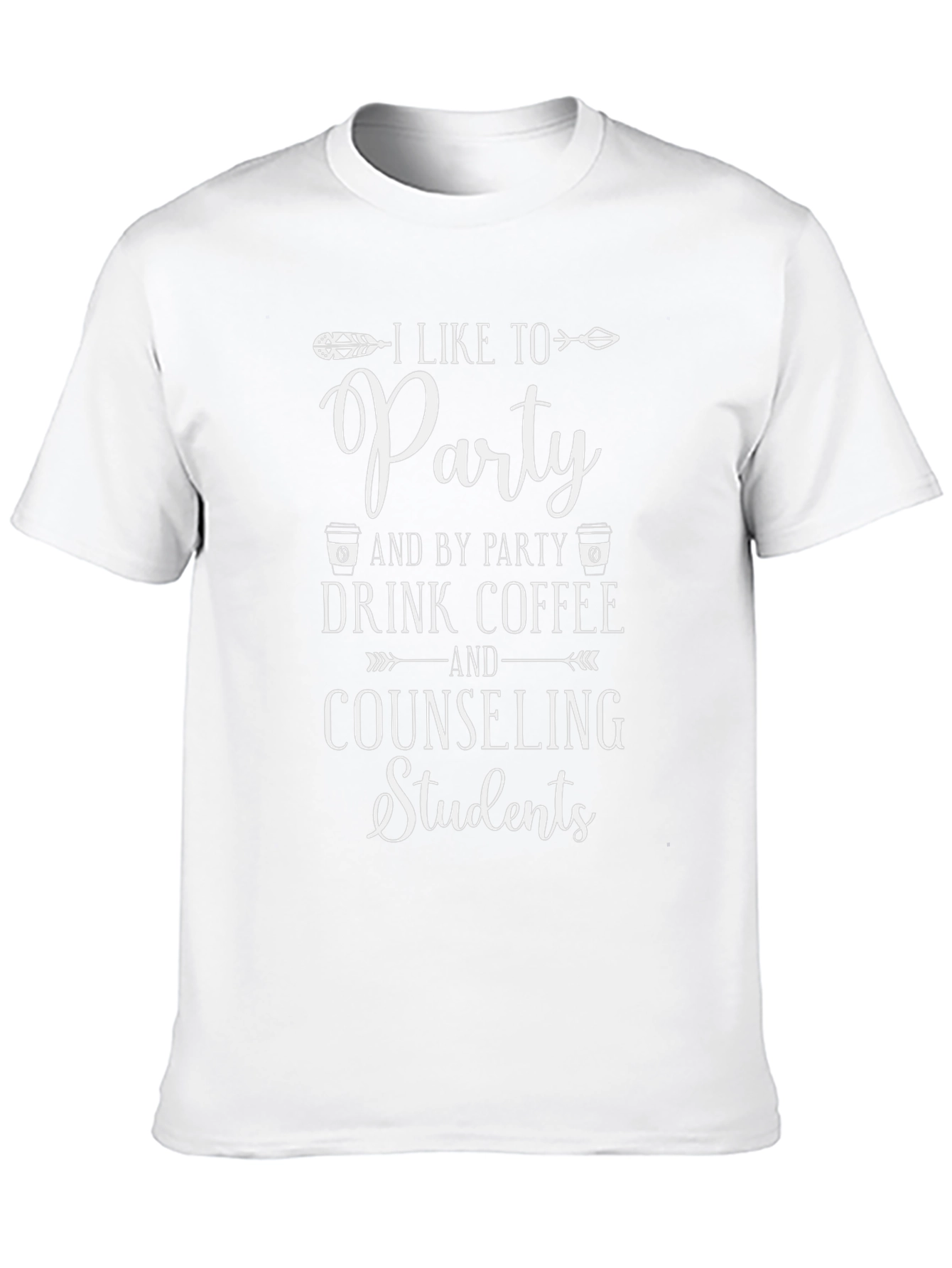 I Like to Party Counseling Student Graphic Tee