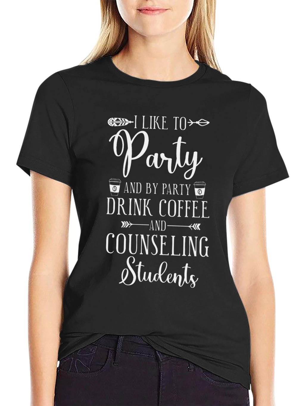 I Like to Party Counseling Student Graphic Tee