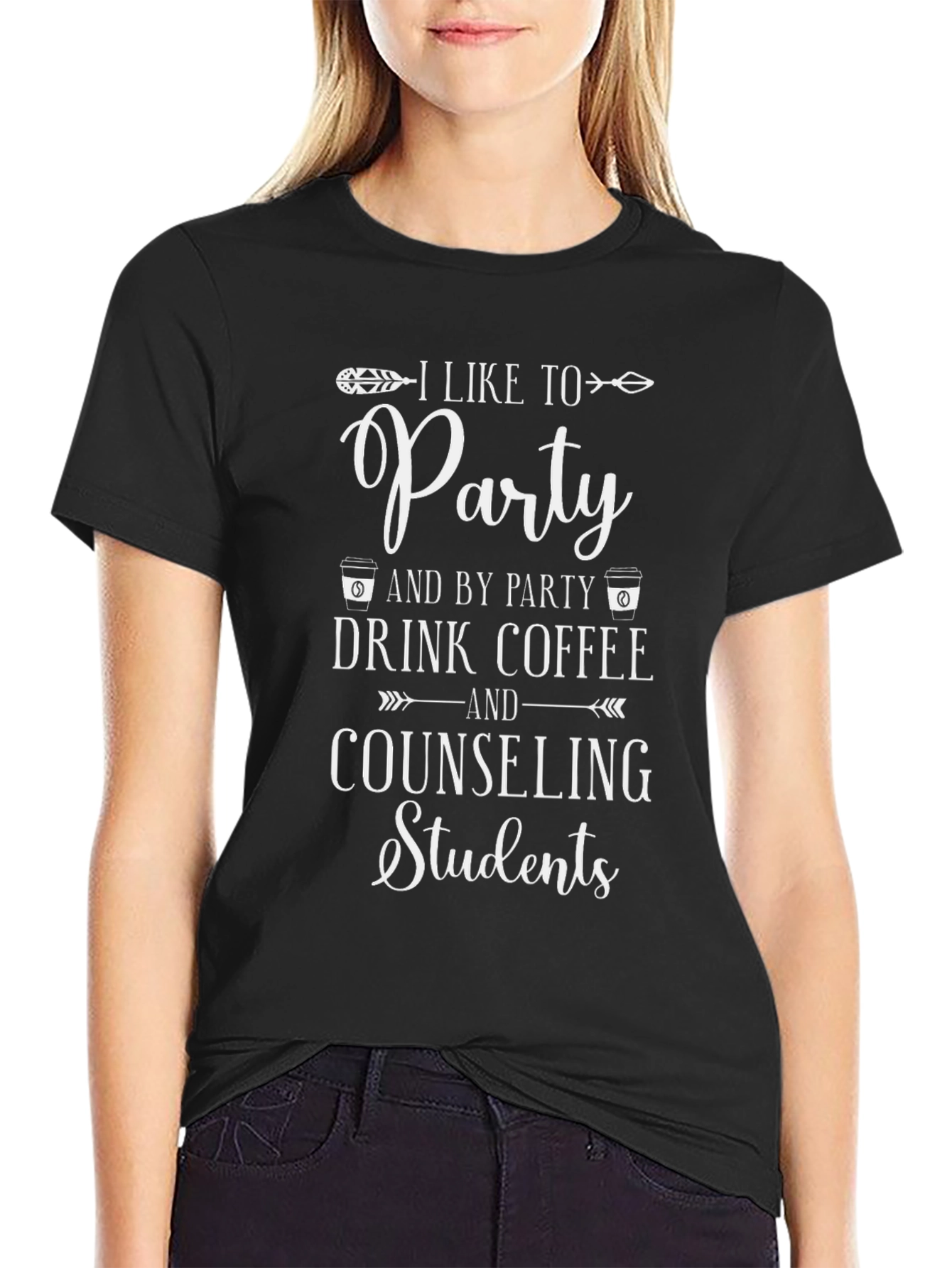 I Like to Party Counseling Student Graphic Tee