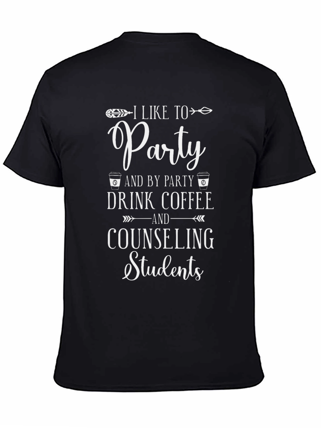 I Like to Party Counseling Student Graphic Tee