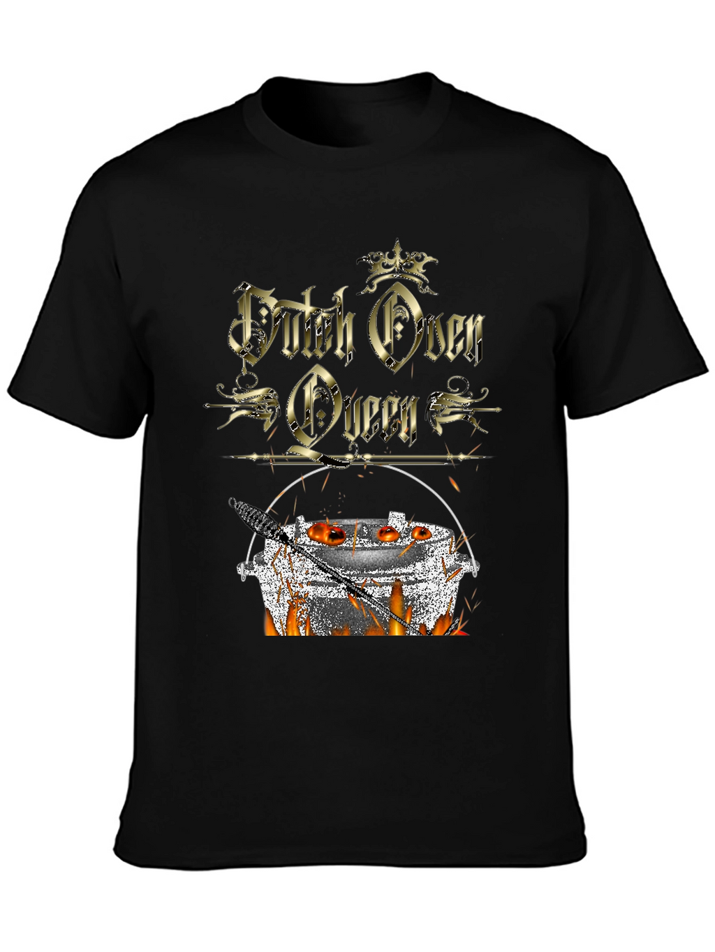 Dutch Oven Queen T-Shirt - Outdoor Cooking Apparel