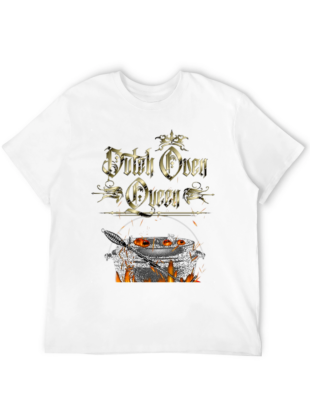 Dutch Oven Queen T-Shirt - Outdoor Cooking Apparel