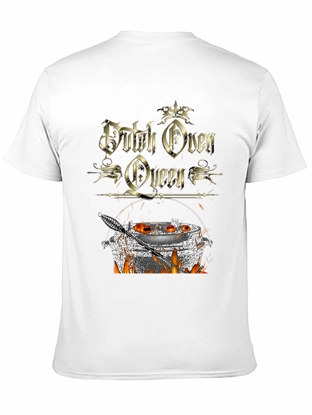 Dutch Oven Queen T-Shirt - Outdoor Cooking Apparel