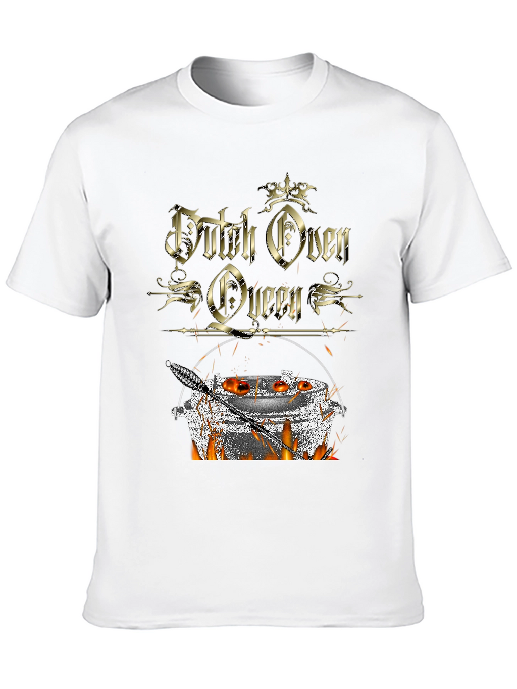 Dutch Oven Queen T-Shirt - Outdoor Cooking Apparel