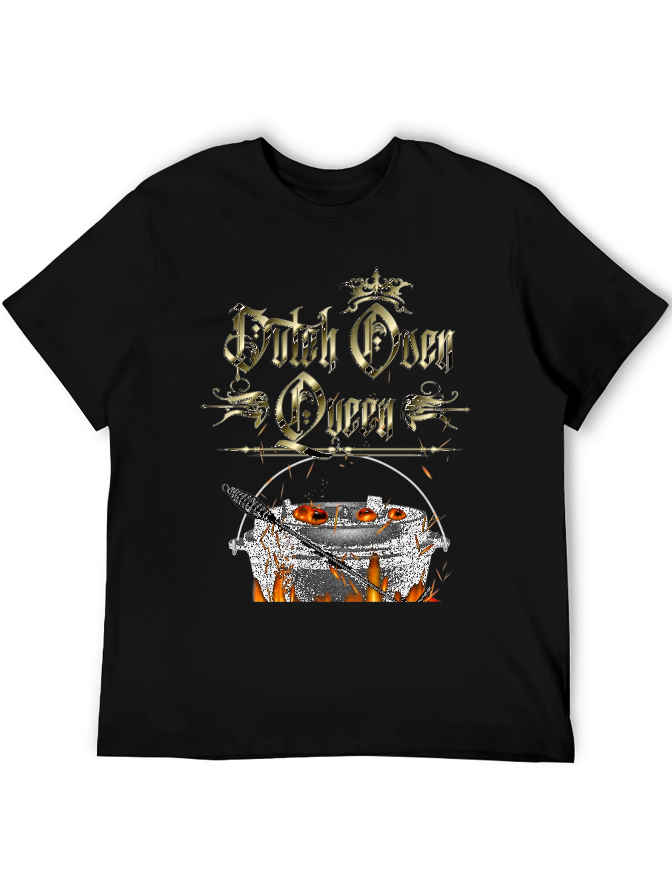 Dutch Oven Queen T-Shirt - Outdoor Cooking Apparel