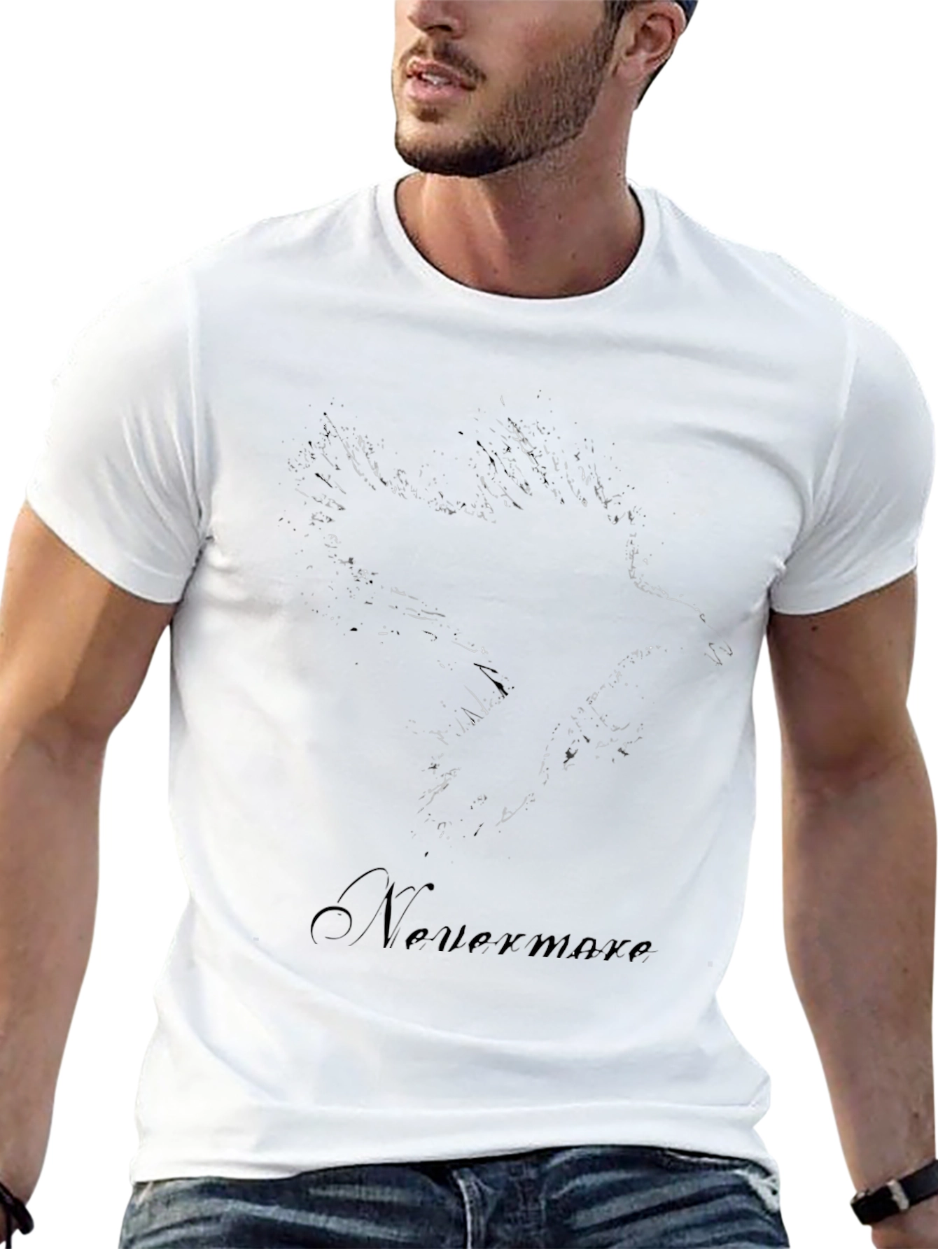 Nevermore Raven Graphic T-Shirt - Black