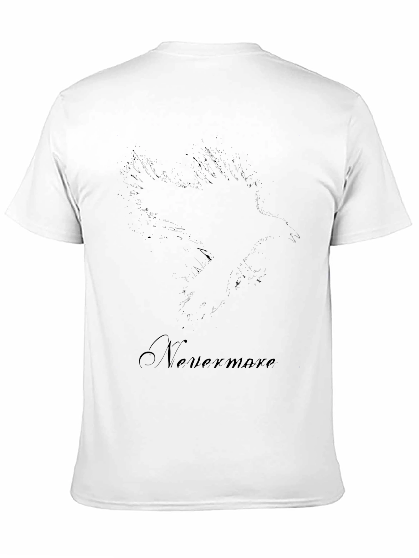 Nevermore Raven Graphic T-Shirt - Black