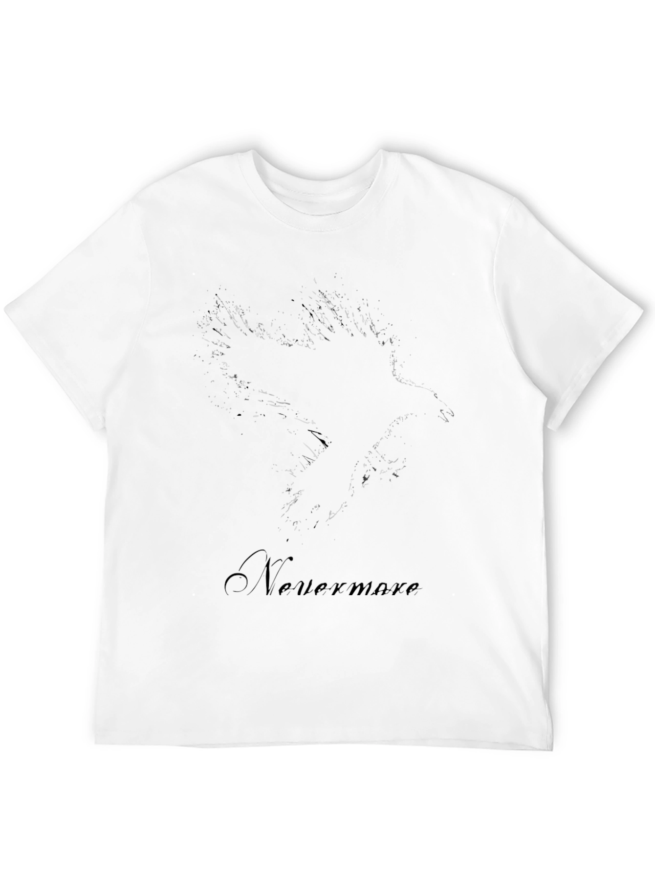 Nevermore Raven Graphic T-Shirt - Black