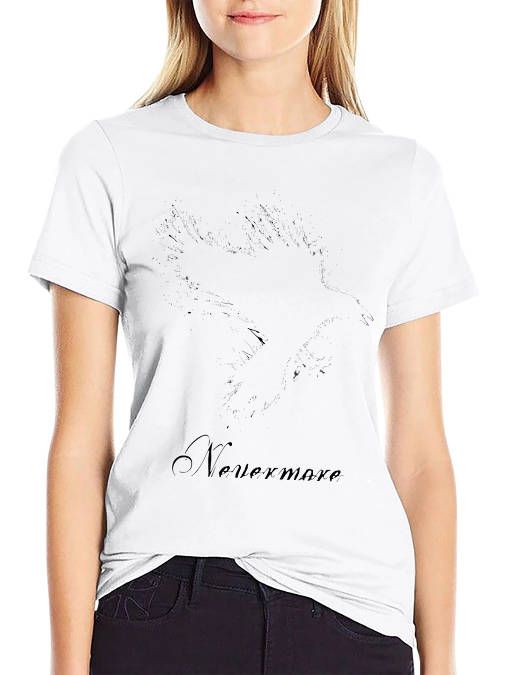 Nevermore Raven Graphic T-Shirt - Black