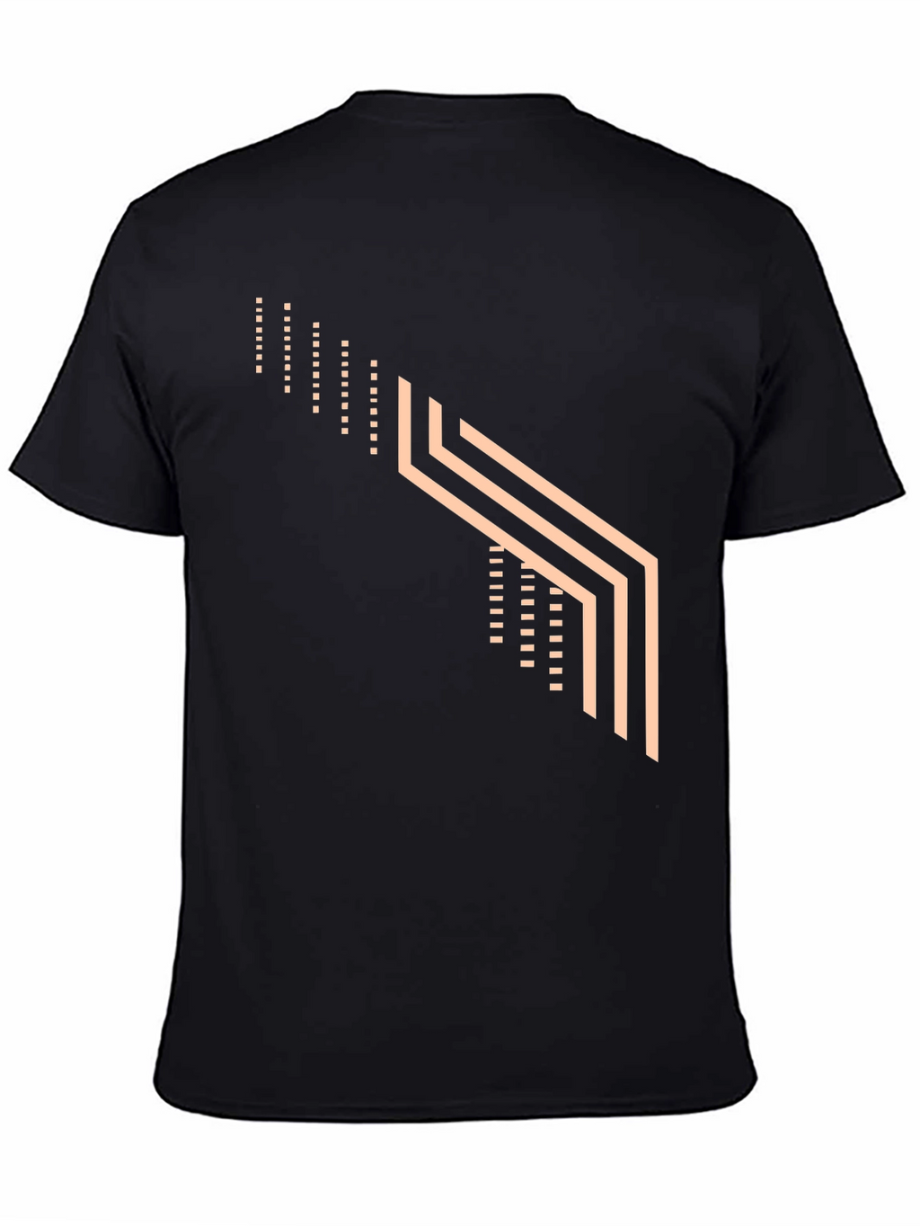 Modern Graphic Tee - Geometric Design