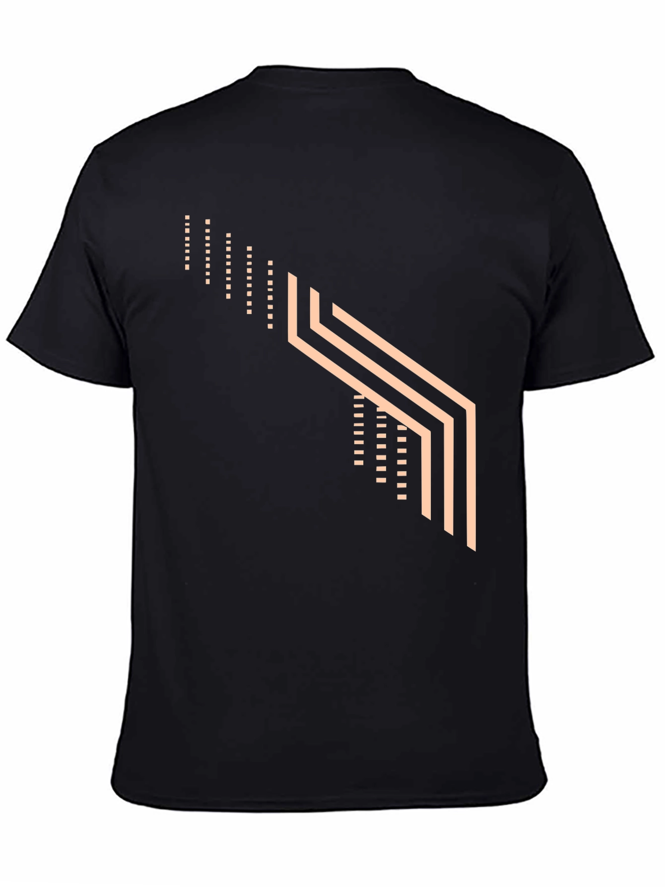 Modern Graphic Tee - Geometric Design