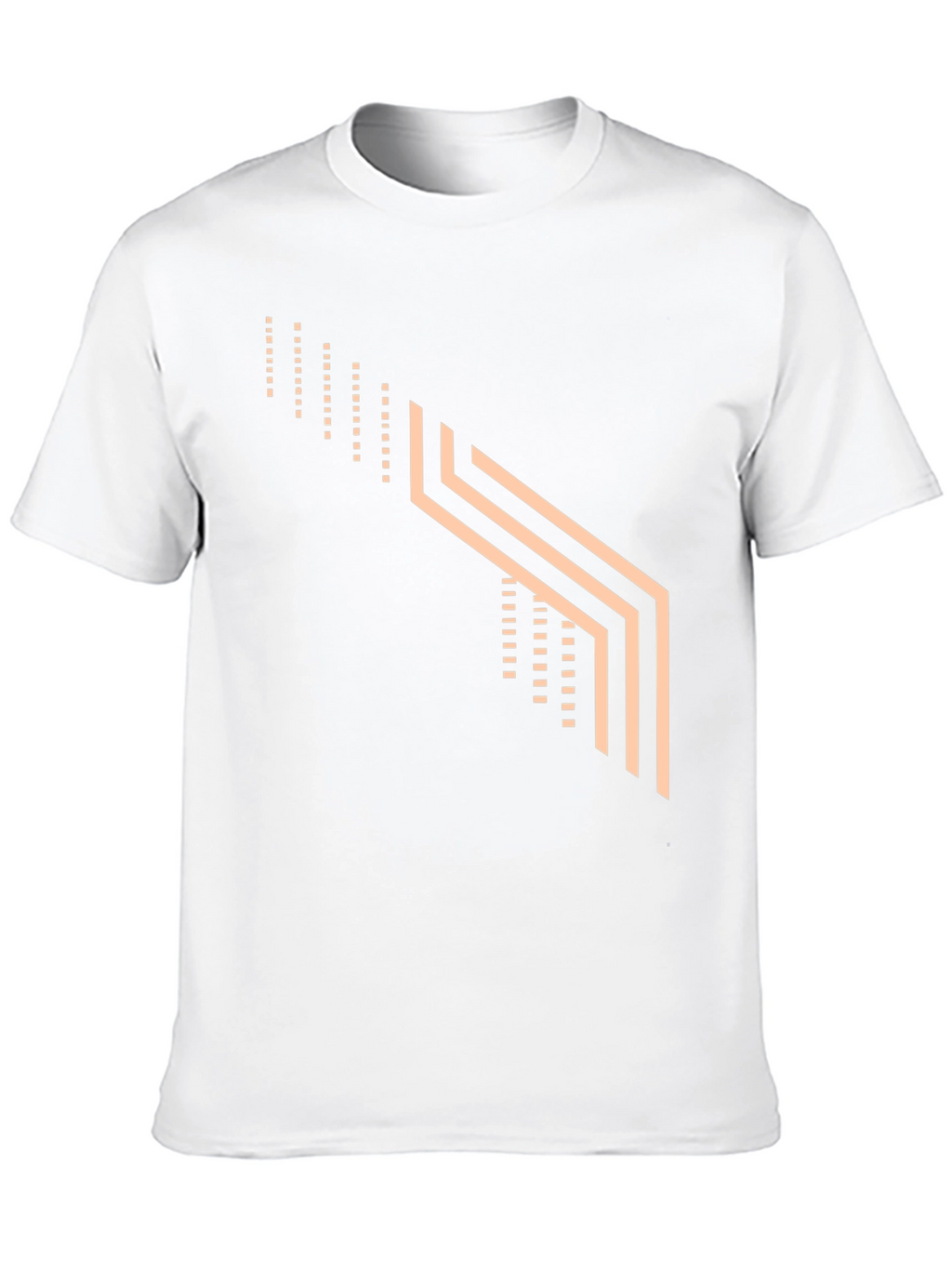 Modern Graphic Tee - Geometric Design