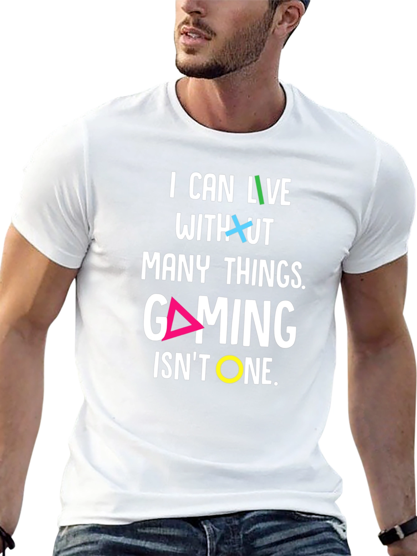 Gaming T-Shirt - I Can Live Without Many Things