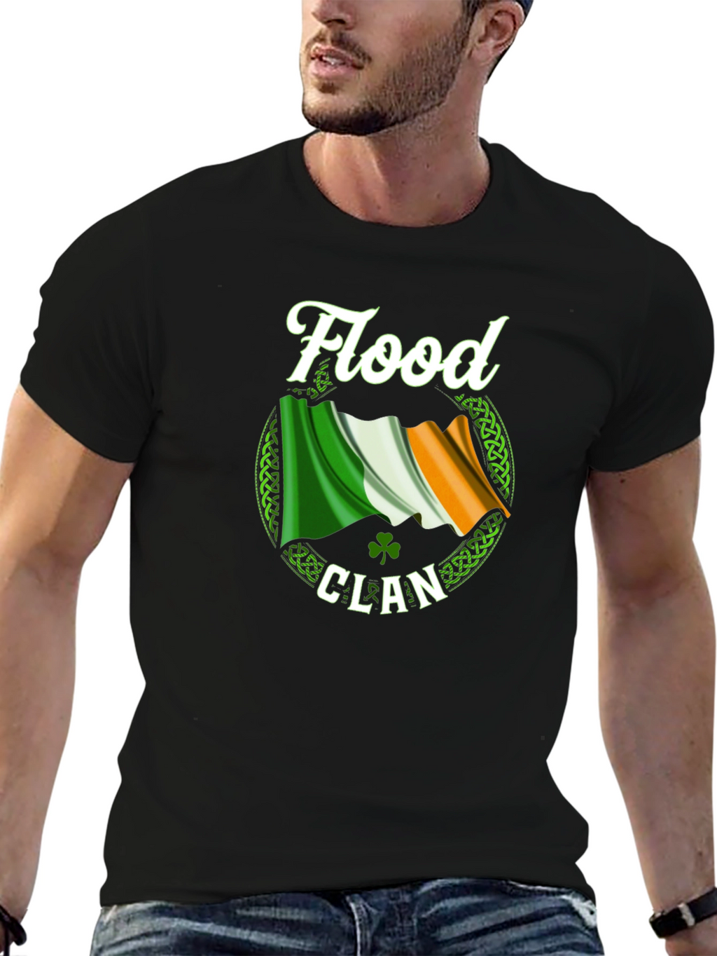 Flood Clan Irish Flag T-Shirt