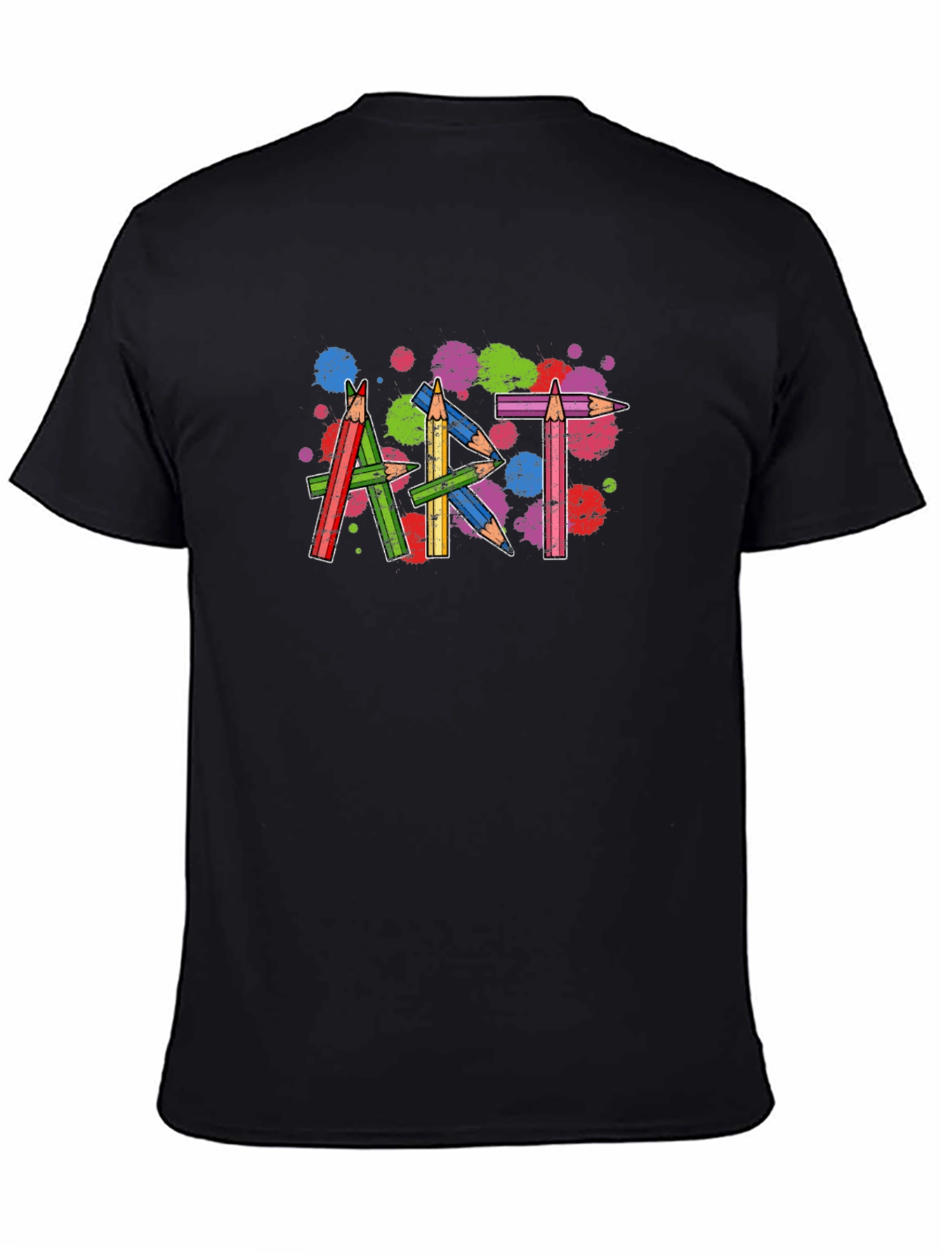 Art Pencils T-Shirt - Colorful Artist Tee