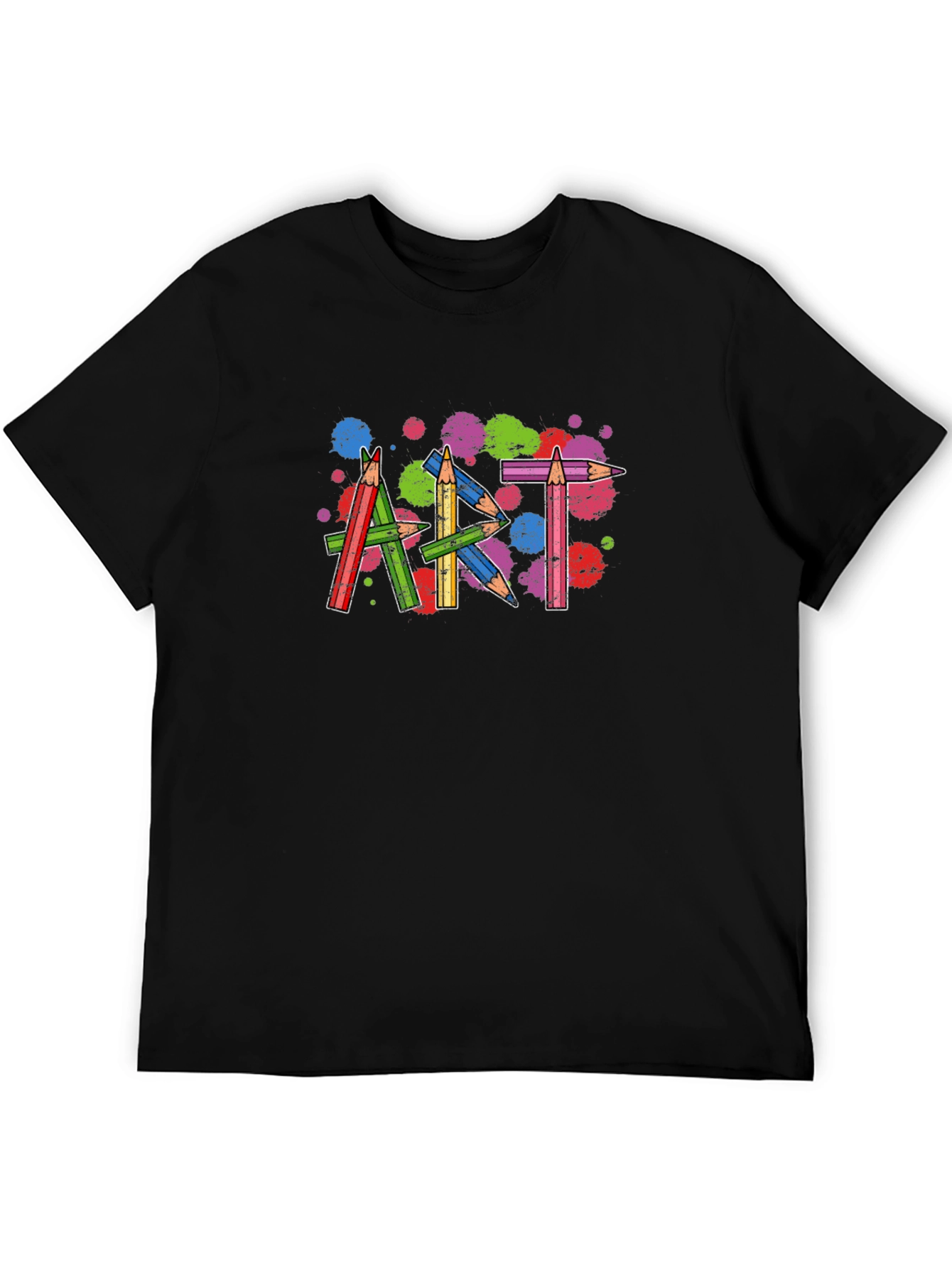 Art Pencils T-Shirt - Colorful Artist Tee