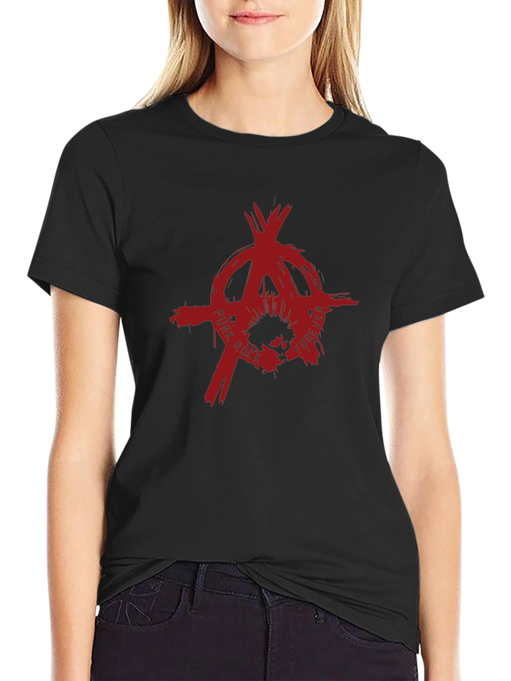 Punk Rock Forever Tee - Anarchy Symbol T-Shirt