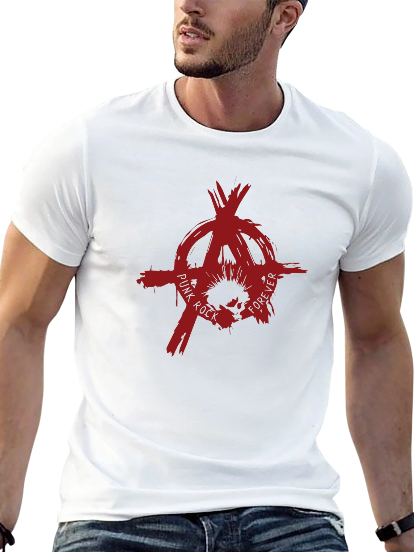 Punk Rock Forever Tee - Anarchy Symbol T-Shirt
