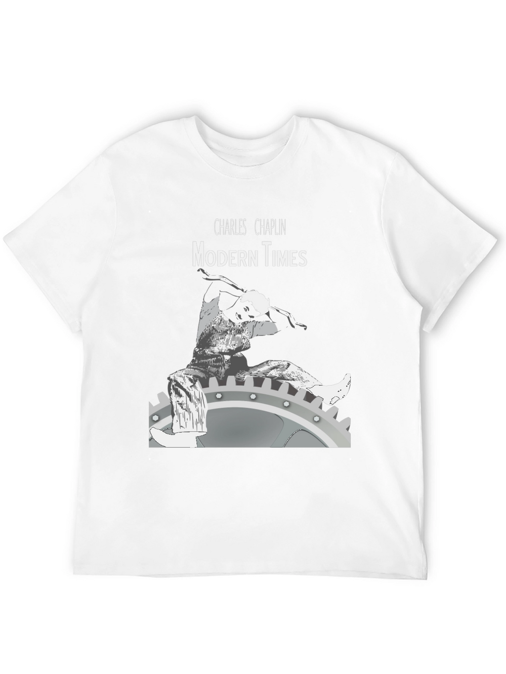 Modern Times Charlie Chaplin Graphic T-Shirt