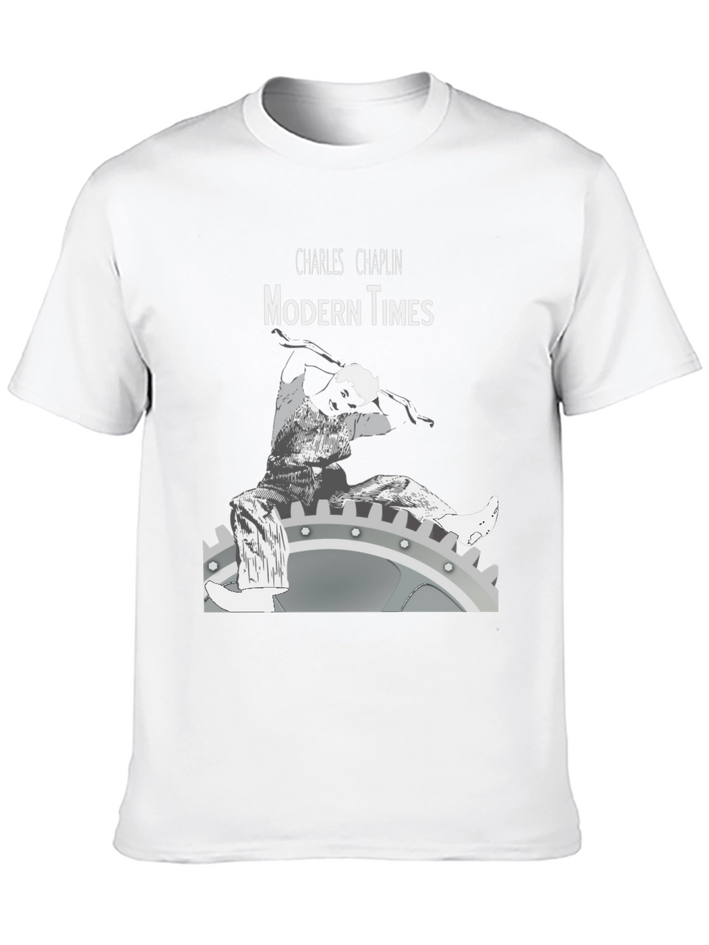 Modern Times Charlie Chaplin Graphic T-Shirt