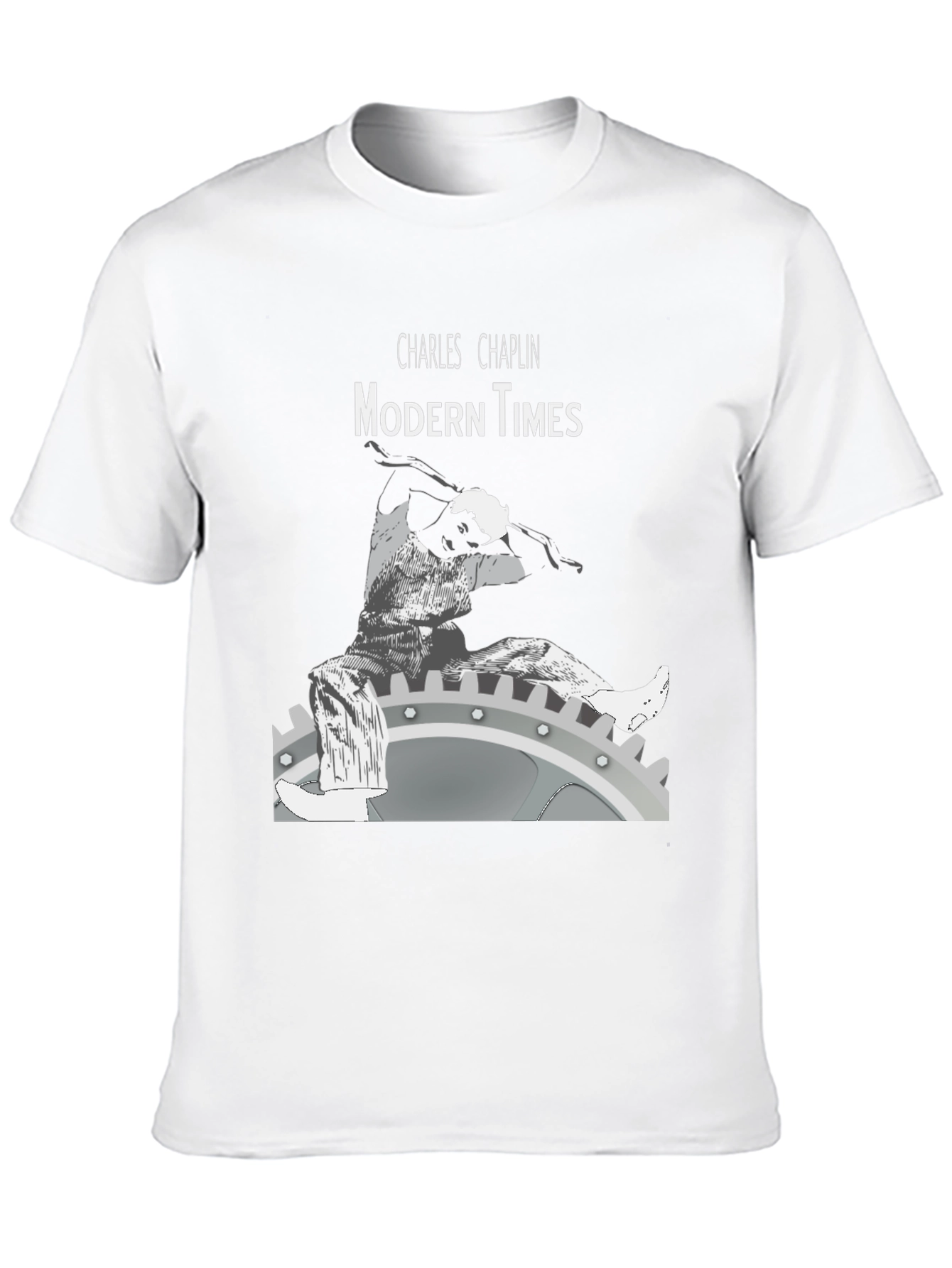 Modern Times Charlie Chaplin Graphic T-Shirt
