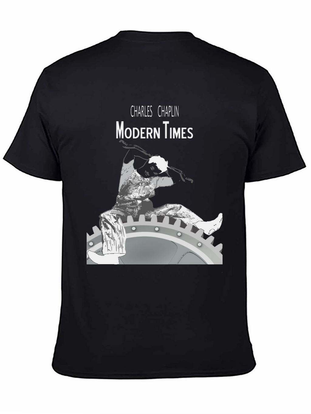 Modern Times Charlie Chaplin Graphic T-Shirt