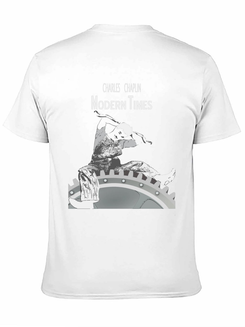Modern Times Charlie Chaplin Graphic T-Shirt