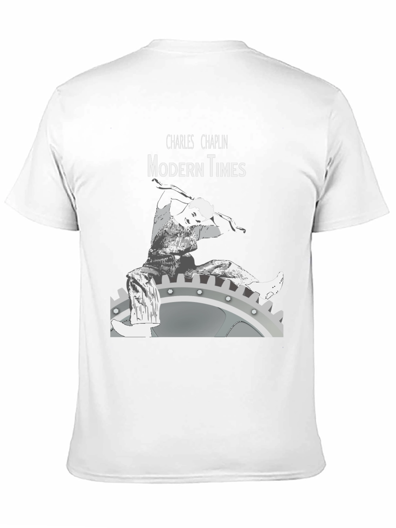 Modern Times Charlie Chaplin Graphic T-Shirt