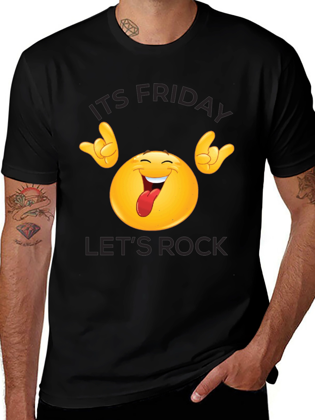 Its Friday Lets Rock T-Shirt