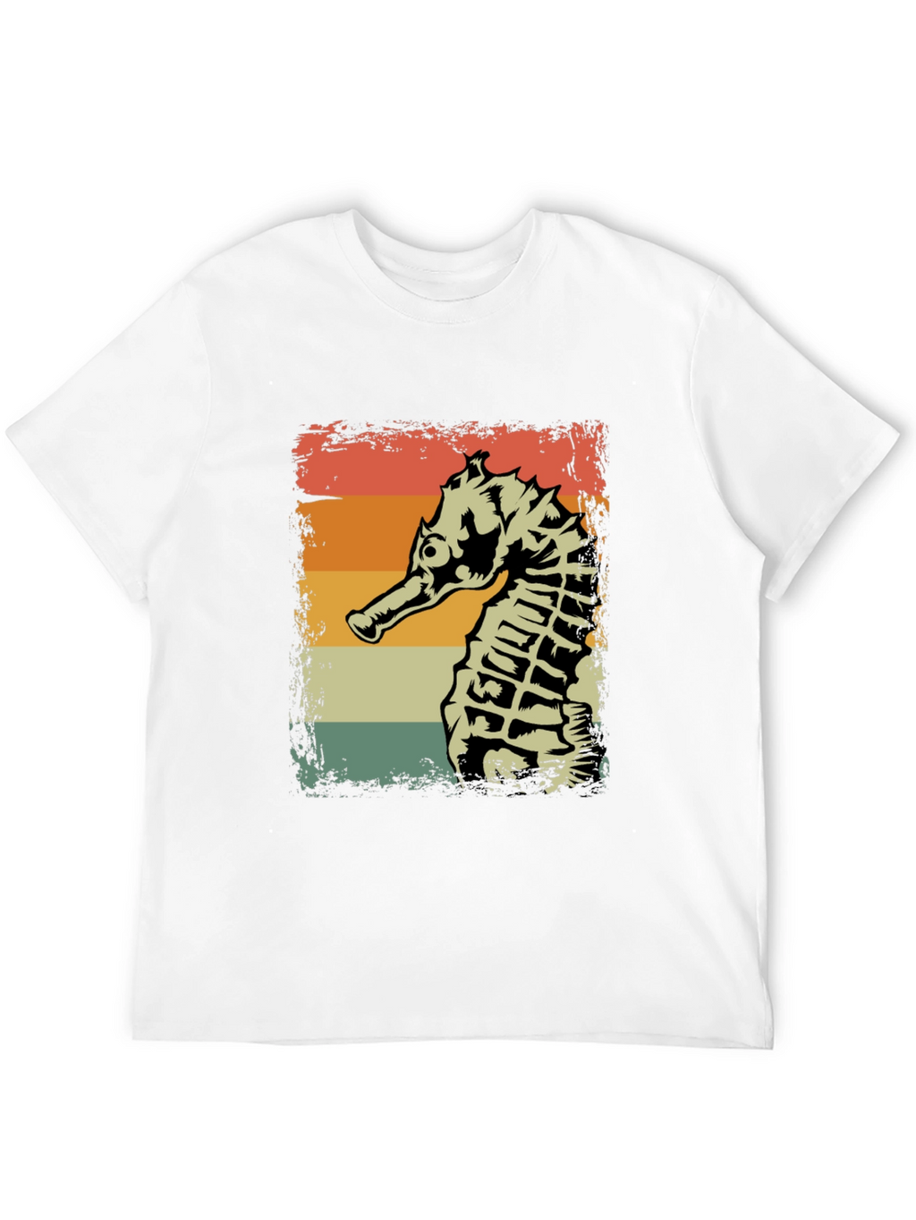 Retro Seahorse Graphic Tee