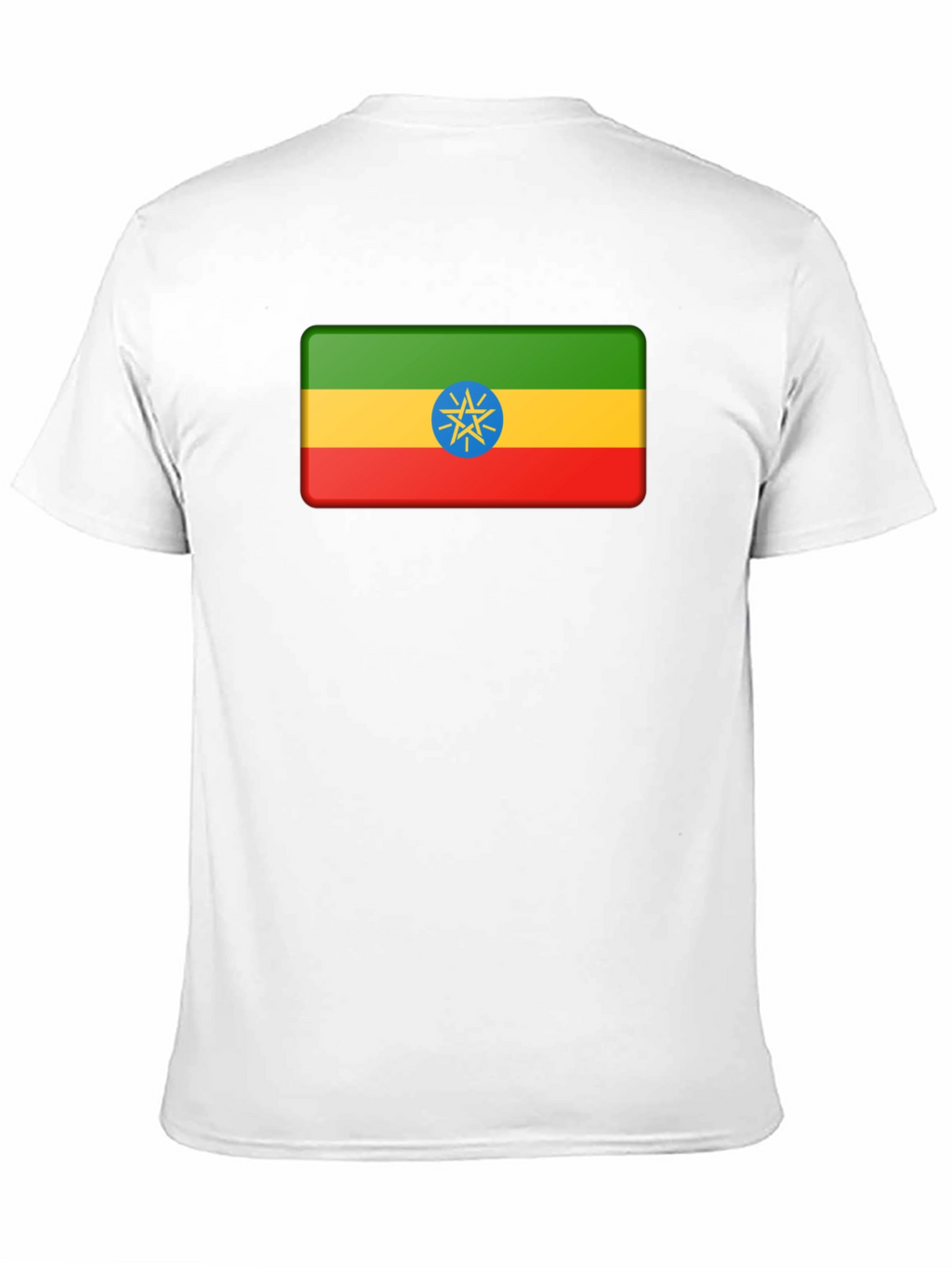 Ethiopia Flag T-Shirt - Black Graphic Tee