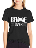 Game Over Graphic Tee - Gamer Style