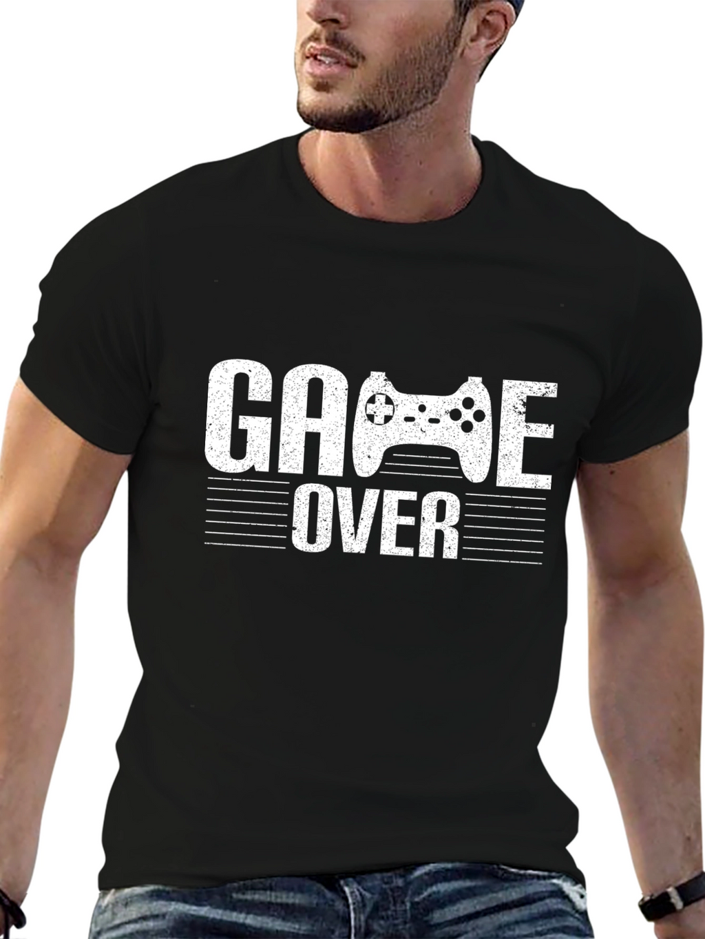Game Over Graphic Tee - Gamer Style