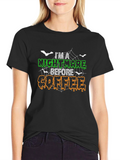 Nightmare Before Coffee Halloween T-Shirt
